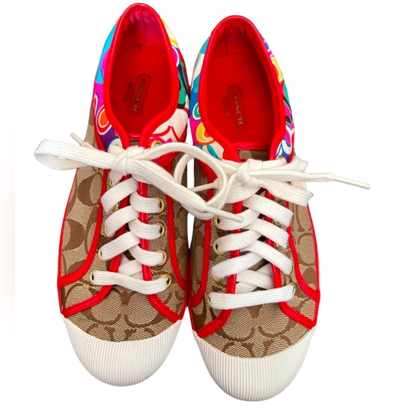 Like New Coach ZORRA Women Sneakers size 7.5 - Picture 1 of 3